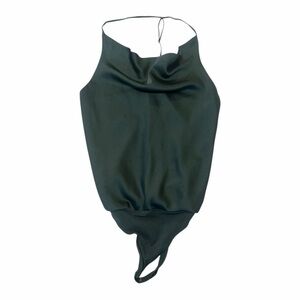 Abercrombie & Fitch Satin Cowl Neck Bodysuit